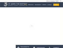 Tablet Screenshot of johnthebaptist.org